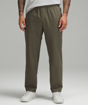 Παντελονι Lululemon ABC Warpstreme Pull-On Regular ανδρικα πρασινο | Greece-6213805