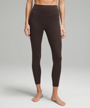 Κολαν Lululemon Align™ High-Rise 25" γυναικεια σοκολάτα | Greece-6419372