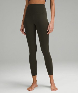 Κολαν Lululemon Align™ High-Rise 25" γυναικεια σκούρο Ελιά | Greece-1847602