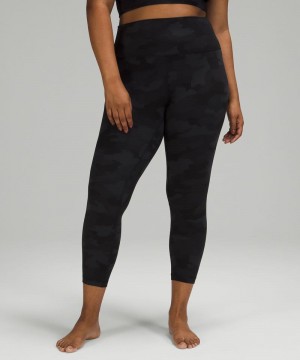 Κολαν Lululemon Align™ High-Rise 25" γυναικεια καμουφλάζ μαυρα Πολύχρωμο | Greece-0468529