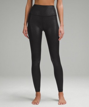 Κολαν Lululemon Align™ High-Rise 28" Shine γυναικεια μαυρα | Greece-9721084