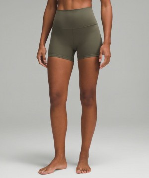 Σορτσ Lululemon Align™ High-Rise 4" γυναικεια πρασινο | Greece-4829650