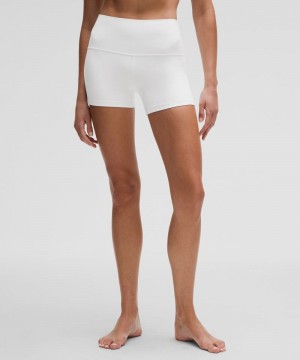 Σορτσ Lululemon Align™ High-Rise 4" γυναικεια ασπρα | Greece-8734652