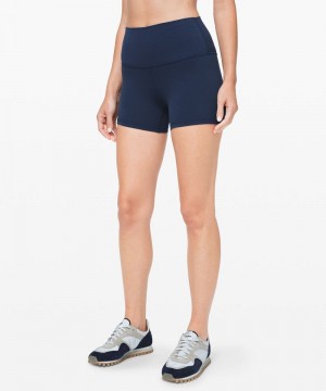 Σορτσ Lululemon Align™ High-Rise 4" γυναικεια σκουρο μπλε | Greece-2057149
