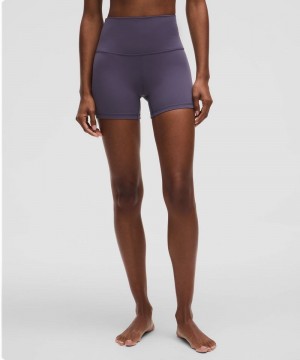 Σορτσ Lululemon Align™ High-Rise 4" γυναικεια βαθυ γκρι | Greece-8051729