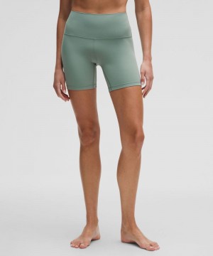 Σορτσ Lululemon Align™ High-Rise 6" γυναικεια μπλε | Greece-3294758