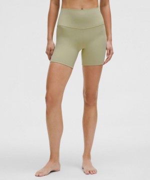 Σορτσ Lululemon Align™ High-Rise 6" γυναικεια πρασινο | Greece-3579148