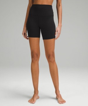 Σορτσ Lululemon Align™ High-Rise 6" γυναικεια μαυρα | Greece-6438219