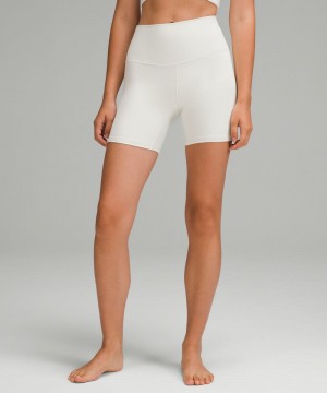 Σορτσ Lululemon Align™ High-Rise 6" γυναικεια Μπεζ | Greece-7305469