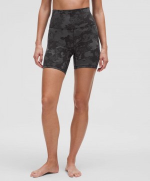 Σορτσ Lululemon Align™ High-Rise 6" γυναικεια μαυρα Πολύχρωμο | Greece-8203765