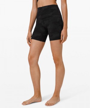 Σορτσ Lululemon Align™ High-Rise 6" γυναικεια καμουφλάζ μαυρα Πολύχρωμο | Greece-3291470