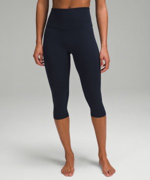Κολαν Lululemon Align™ High-Rise Crop 17" γυναικεια σκουρο μπλε | Greece-3562497
