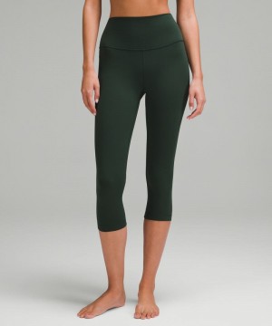 Κολαν Lululemon Align™ High-Rise Crop 21" γυναικεια πρασινο | Greece-9615374