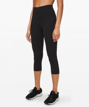 Κολαν Lululemon Align™ High-Rise Crop 21" γυναικεια μαυρα | Greece-9052386