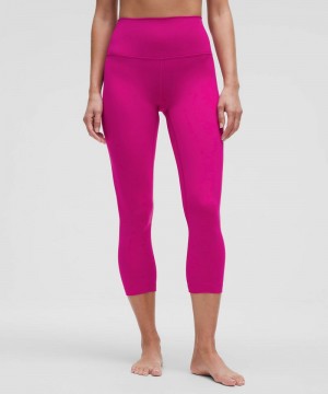 Κολαν Lululemon Align™ High-Rise Crop 21" γυναικεια ροζ | Greece-4803629