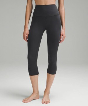 Κολαν Lululemon Align™ High-Rise Crop 21" γυναικεια βαθυ γκρι | Greece-7351684