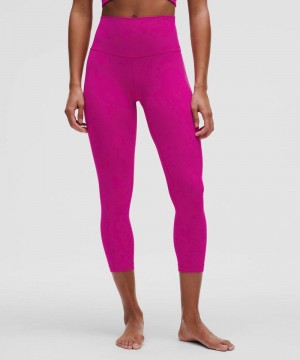 Κολαν Lululemon Align™ High-Rise Crop 23" γυναικεια ροζ | Greece-7381460