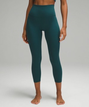 Κολαν Lululemon Align™ High-Rise Crop 23" γυναικεια τυρκουάζ | Greece-4720953