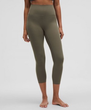 Κολαν Lululemon Align™ High-Rise Crop 23" γυναικεια πρασινο | Greece-8461593