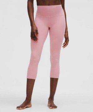 Κολαν Lululemon Align™ High-Rise Crop 23" γυναικεια ροζ | Greece-4672935