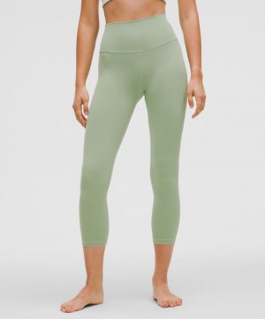 Κολαν Lululemon Align™ High-Rise Crop 23" γυναικεια πρασινο | Greece-3576298