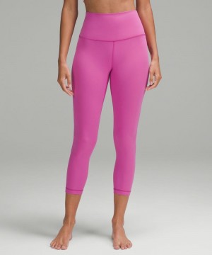 Κολαν Lululemon Align™ High-Rise Crop 23" γυναικεια ροζ | Greece-0276541