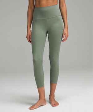Κολαν Lululemon Align™ High-Rise Crop 23" γυναικεια γκρι | Greece-0682349