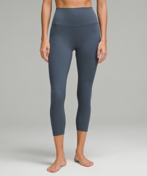 Κολαν Lululemon Align™ High-Rise Crop 23" γυναικεια μπλε | Greece-9540231