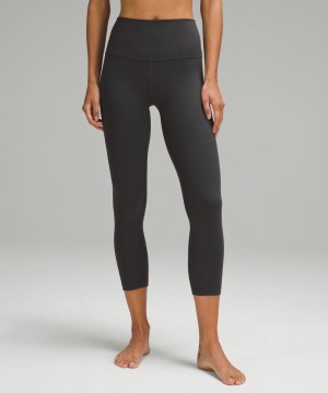 Κολαν Lululemon Align™ High-Rise Crop 23" γυναικεια βαθυ γκρι | Greece-6295178