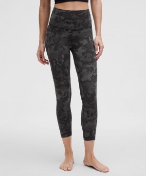 Κολαν Lululemon Align™ High-Rise Crop 23" γυναικεια μαυρα Πολύχρωμο | Greece-4975863