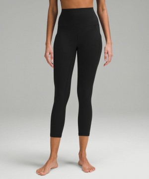 Κολαν Lululemon Align™ High-Rise Crop with Pockets 23" γυναικεια μαυρα | Greece-3017468