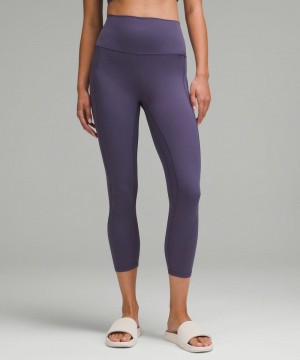 Κολαν Lululemon Align™ High-Rise Crop with Pockets 23" γυναικεια βαθυ γκρι | Greece-2430567
