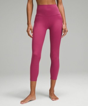 Κολαν Lululemon Align™ High-Rise Crop with Pockets 23" γυναικεια μωβ | Greece-2059613
