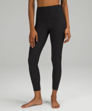 Κολαν Lululemon Align™ High-Rise Ribbed 25" γυναικεια μαυρα | Greece-6215780