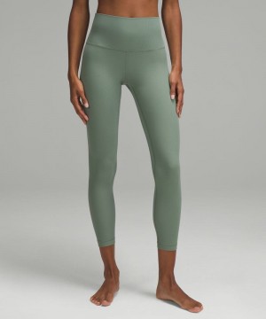 Κολαν Lululemon Align™ High-Rise Ribbed 25" γυναικεια γκρι | Greece-0938574