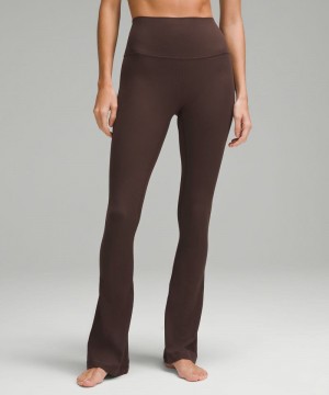 Κολαν Lululemon Align™ High-Rise Ribbed Mini-Flare Regular γυναικεια σοκολάτα | Greece-6915248