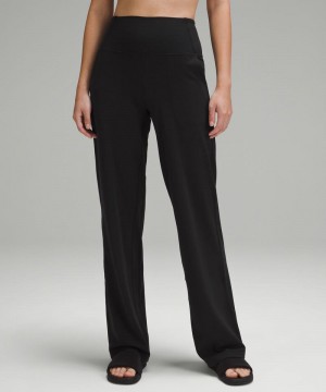 Κολαν Lululemon Align™ High-Rise Wide-Leg Regular γυναικεια μαυρα | Greece-1064532