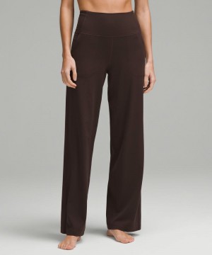 Κολαν Lululemon Align™ High-Rise Wide-Leg Regular γυναικεια σοκολάτα | Greece-9480123