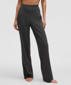 Κολαν Lululemon Align™ High-Rise Wide-Leg Regular γυναικεια βαθυ γκρι | Greece-9154038