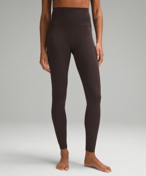Κολαν Lululemon Align™ High-Rise with Pockets 28" γυναικεια σοκολάτα | Greece-9084621