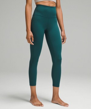 Κολαν Lululemon Align™ High-Rise with Pockets 25" γυναικεια τυρκουάζ | Greece-2690583