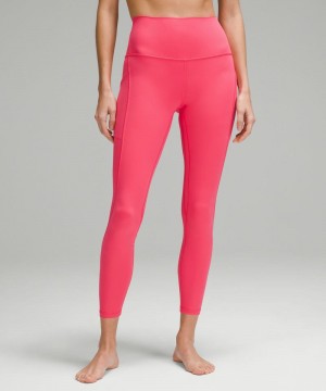 Κολαν Lululemon Align™ High-Rise with Pockets 25" γυναικεια ροζ | Greece-8369270