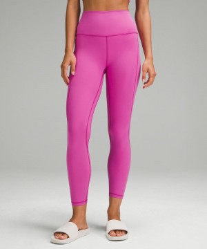 Κολαν Lululemon Align™ High-Rise with Pockets 25" γυναικεια ροζ | Greece-6793482