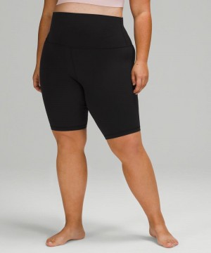 Σορτσ Lululemon Align™ Super-High-Rise 10" γυναικεια μαυρα | Greece-7132956