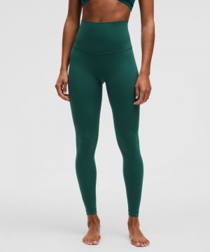Κολαν Lululemon Align™ Super-High-Rise 28" γυναικεια τυρκουάζ | Greece-9674281