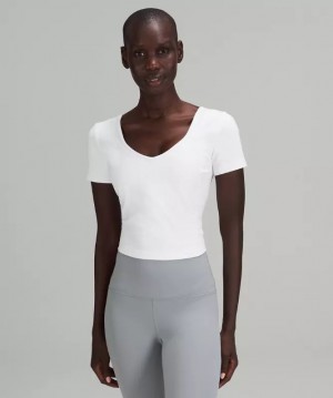 μπλουζακια Lululemon Align™ γυναικεια ασπρα | Greece-7526391