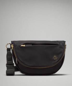 Τσαντεσ Lululemon All Night Festival Bag γυναικεια μαυρα χρυσο χρωμα | Greece-7394128
