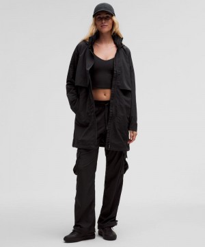 Μπουφαν Lululemon Always Effortless Long γυναικεια μαυρα | Greece-9385042