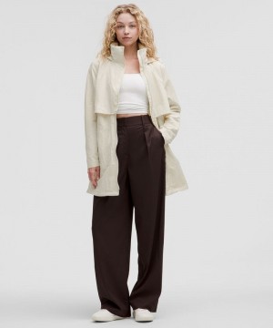 Μπουφαν Lululemon Always Effortless Long γυναικεια Μπεζ | Greece-4672189