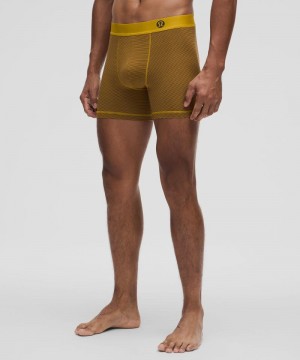 εσωρουχα Lululemon Always In Motion Boxer 5" ανδρικα κίτρινα | Greece-7342856